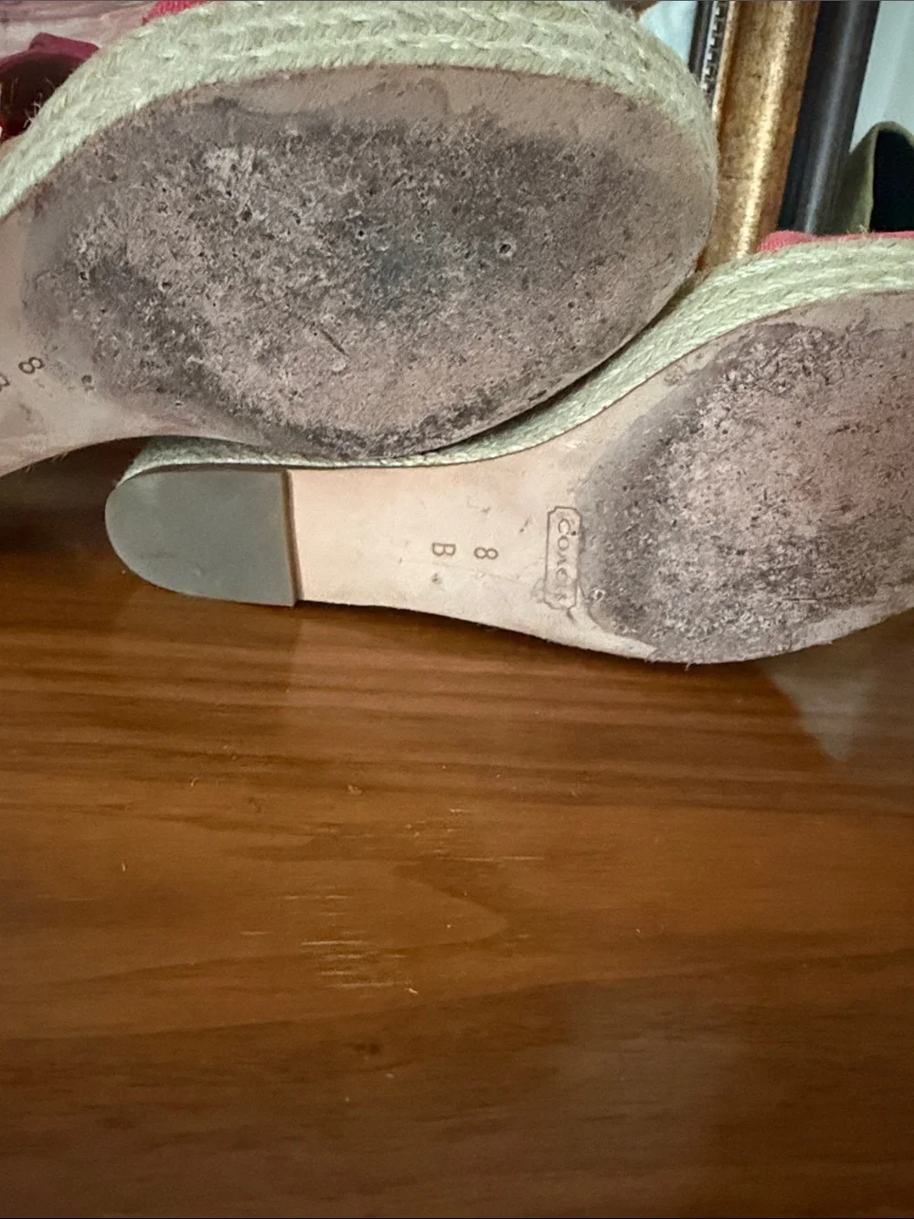 Coach Coral Espadrille Wedge Sandals